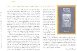 Camilleri, Andrea Un giro decisivo. Ediciones Salamandra, Barcelona, 2004, 221 pp.