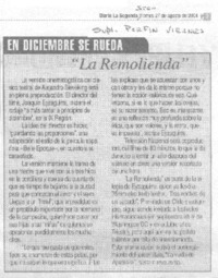 En diciembre se rueda "La Remolienda".