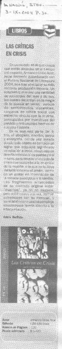 Las Críticas en crisis.