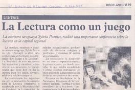 Literatura : la lectura como un juego