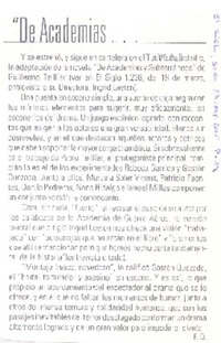 De Academias --