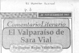 El Valparaíso de Sara Vial.