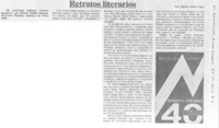 Retratos literarios.