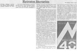 Retratos literarios.