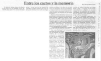 Entre los cactos y la memoria.