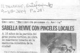 Sabella revive con pinceles locales.