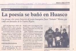 La Poesía se bañó en Huasco