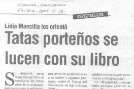 Tatas porteños se lucen con su libro.