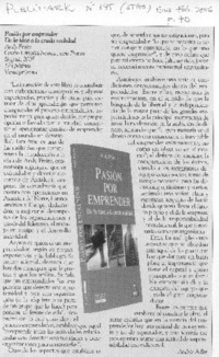 Pasión por emprender