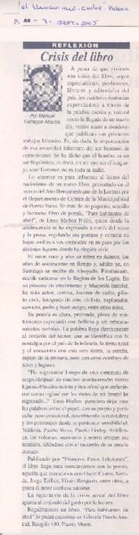 Crisis del libro
