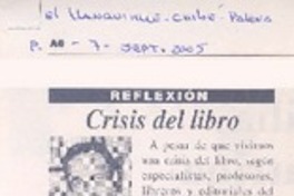Crisis del libro