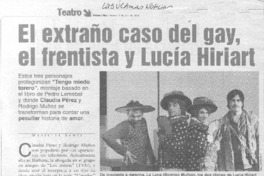 El Extraño caso del gay, el frentista y Lucía Hiriart.