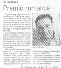 Premio romance