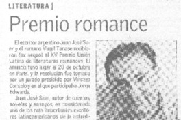 Premio romance