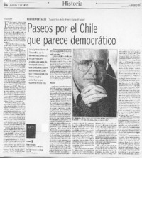 Paseos por el Chile que parece democrático [entrevista]
