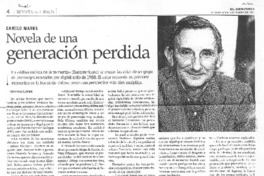 Novela de una generación perdida