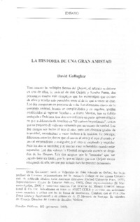 La historia de una gran amistad