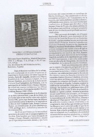 Ramiro Ledesma Ramos Obras completas.