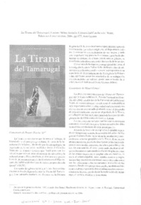 La Tirana del Tamarugal.