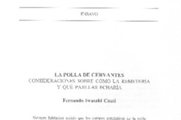 La polla de Cervantes