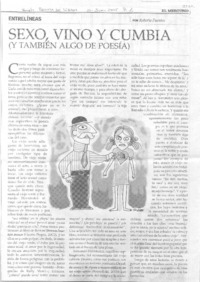 Sexo, vino y cumbia (y también algo de poesía)