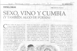 Sexo, vino y cumbia (y también algo de poesía)