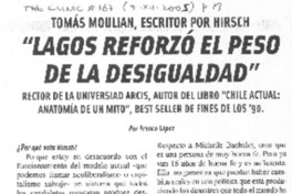 Lagos reforzó el peso de la desigualdad [entrevista]