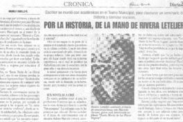 Por la historia, de la mano de Rivera Letelier