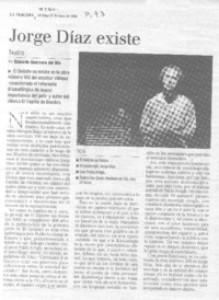 Jorge Díaz existe.