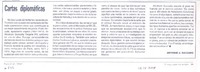 Cartas diplomáticas