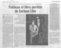Publican el libro perdido deEnrique Lihn.