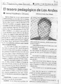 El Tesoro pedagógico de Los Andes.