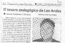 El Tesoro pedagógico de Los Andes.