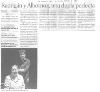 Radrigán y Albornoz una dupla perfecta