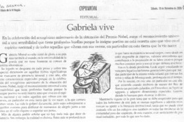 Gabriela vive.