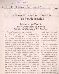 Recopilan cartas privadas de intelectuales