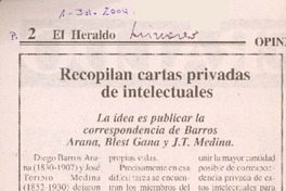 Recopilan cartas privadas de intelectuales