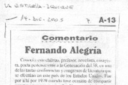 Fernando Alegría.
