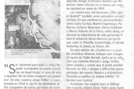 De Mistral a Maha Vidal pasado y presente de la poesía chilena.