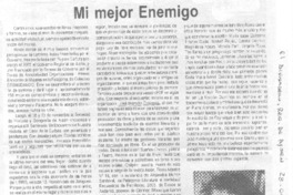 Mi mejor enemigo.