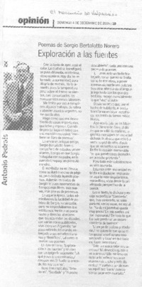 Exploración de las fuentes.