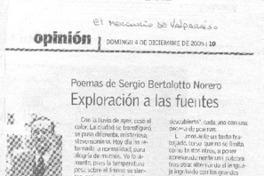 Exploración de las fuentes.