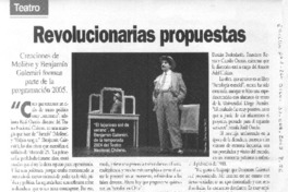 Revolucionarias propuestas.