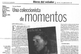 Una coleccionista de momentos