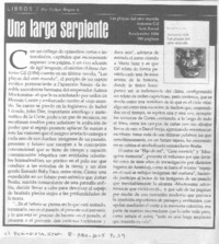 Una Larga serpiente