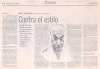 Contra el estilo