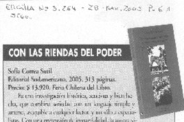 Con las riendas del poder.