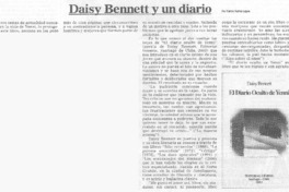 Daisy Bennett y un diario