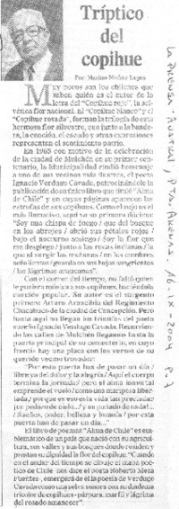 Tríptico del copihue