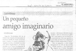 Un Pequeño amigo imaginario.